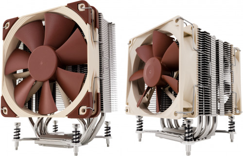 NH-U12DX i4 (left) and NH-U9DX i4 Intel Xeon CPU coolers